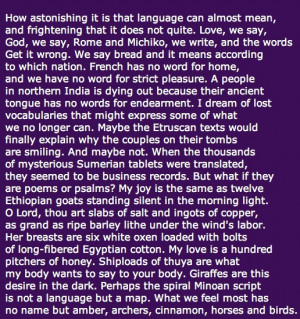 The Forgotten Dialect of the Heart — by Jack Gilbert