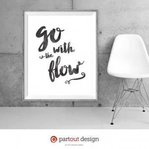 flow zen quote printable quote motivational quote inspirational quote