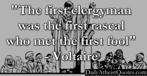 Voltaire – The first clergyman