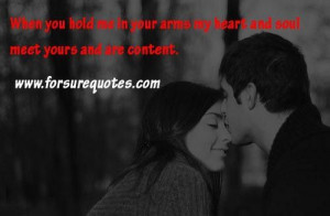 Quotes about when you hold me in your arms my heart ...