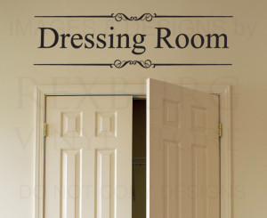 Wall-Decal-Quote-Vinyl-Sticker-Art-Lettering-Decoration-Dressing-Room ...