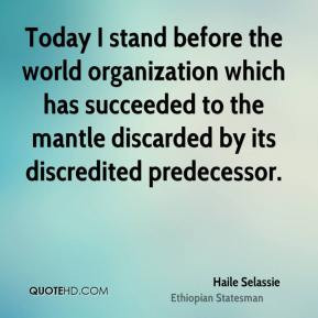 ... has succeeded to the mantle discarded by its discredited predecessor