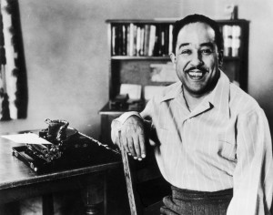 American poet and writer Langston Hughes (1902 – 1967). Photo by ...