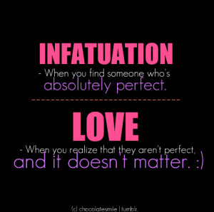 found this quote on a website infatuation when you find someone who ...
