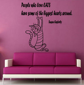 ... -Decal-Room-Sticker-Quote-People-Who-Love-Cats-Animal-Interior-m581