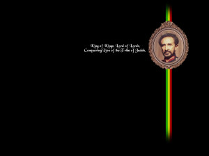 Jah Rastafari Haile Selassie Haile geeft hoop
