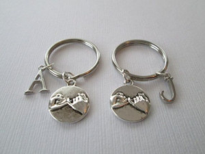 Pinky Promise, Initial Best Friends Keychains