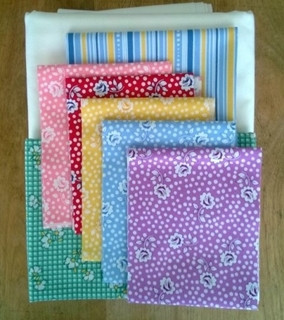 Picture of Friendship's Garden Quilt Multi-Colored Fabric Packet