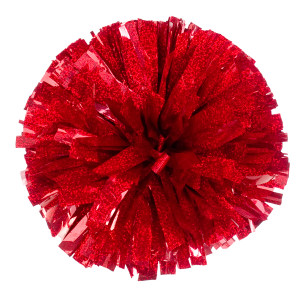 Red Pom Poms Clip Art