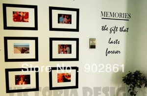 ... Memory-last-forever-Photo-Frame-Bedroom-Art-Quote-Wall-Saying-decals