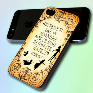Disney Peter Pan Quote by GreatCover Print Design for iPhone 4/4s ...