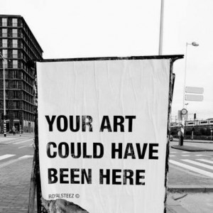 street art, quote