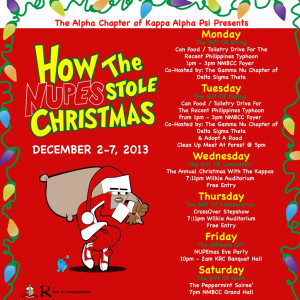 How the NUPEs Stole Christmas: Kappa Week 2013