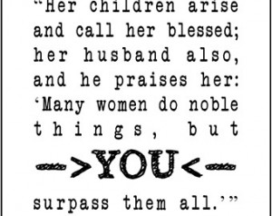 31 woman quote print gift for Christian wife mother Scripture Bible ...