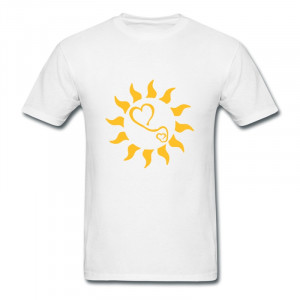 ... Slim Fit Tshirts Heart Sun 3 cute Teams quotes Tees O-Neck Tees Retail
