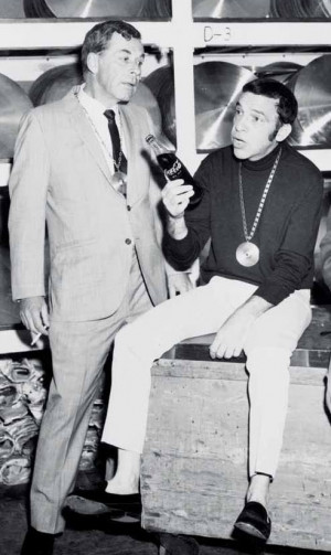 Buddy Rich with Armand Zildjian