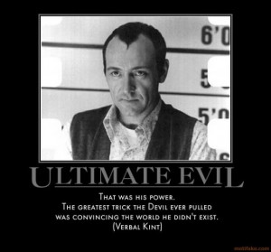 evil genius kevin spacey in The Usual Suspects