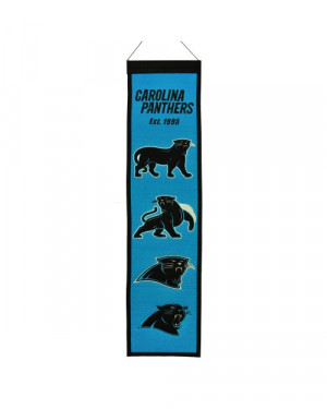 Carolina Panthers Heritage Banner - NFL Banners and Pennants - Other ...