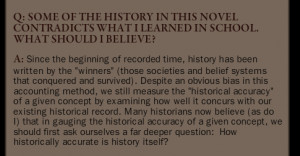 quote Mr. Brown seems to suggest that his version of history is based ...