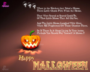 Happy Halloween Poems and Quotes for Kids with Wishes Wallpapers