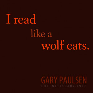 read like a wolf eats.