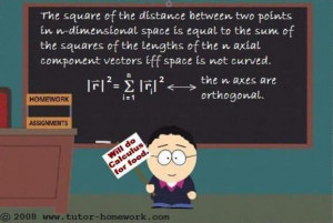 This is me as a math tutor in South Park: