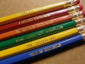 Wizard Quotes Pencil Set by yaanicm