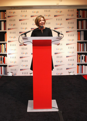 Susan Molinari ELLE honoree co host of Brunch Susan Molinari speaks