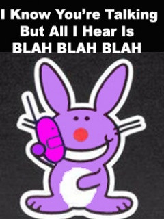 Happy Bunny Attitude Wallpaper