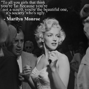Marilyn Monroe Body Size Quotes