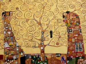 Gustav Klimt Der Lebensbaum k87898 90x120cm Jugendstil lgem lde