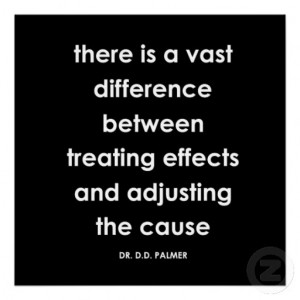 There is a vast difference between treating effects and adjusting the ...