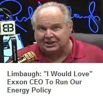 Rush Limbaugh: “I would love Rex Tillerson of Exxon being in charge ...