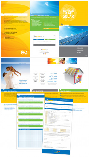 Giant Solar // Leave Behind Sales Brochure
