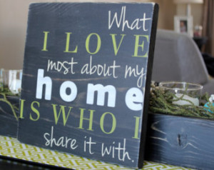 Painted Custom Quote Wood Sign - with decal vinyl lettering wall words ...