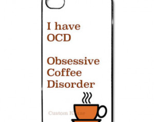 ... coffee quote cup cute funny i love coffee OCD designed and made in USA