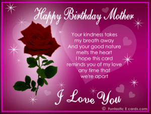 Funtastic Mothers E cards - Roses, Hearts & Stars Mother Birthday ...
