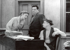 ... Gleason, Art Carney and Audrey Meadows in The Honeymooners (1955