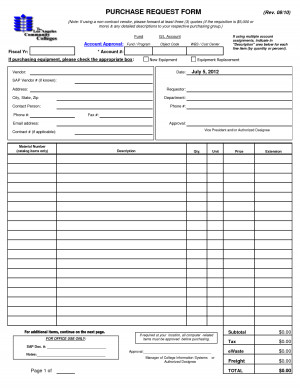 Purchase Request Form - Get as Excel by 1yrySd