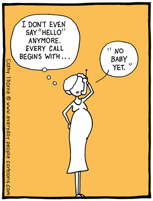 Wordless Wednesday: Very Funny Pregnancy Cartoons For Expectant ...