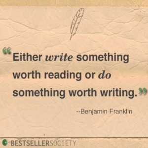 great admonishment to writers by Benjamin Franklin Facebook - via ...
