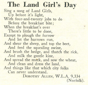 Source: The Land Girl April 1942