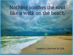 walk on the beach.