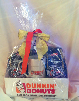 Dunkin Donuts Mug & 3 lb coffee