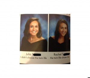 Funny Yearbook Photos Looking At Each Other