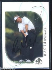 Raymond Floyd signed autographed Auto 2001 SP Authentic PGA Golf card