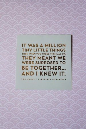 work wednesday: gold foil love quotes.