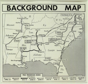 Background Map: 1961 Freedom Rides