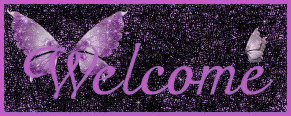 Welcome Butterfly Purple Tag Code:
