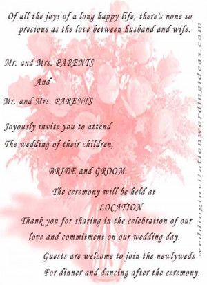 Quotes For Wedding Invitation Cards ~ Wedding Quotes For Invitations ...